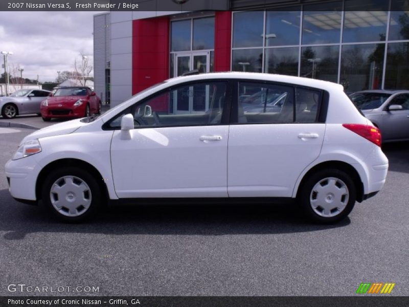Fresh Powder / Beige 2007 Nissan Versa S