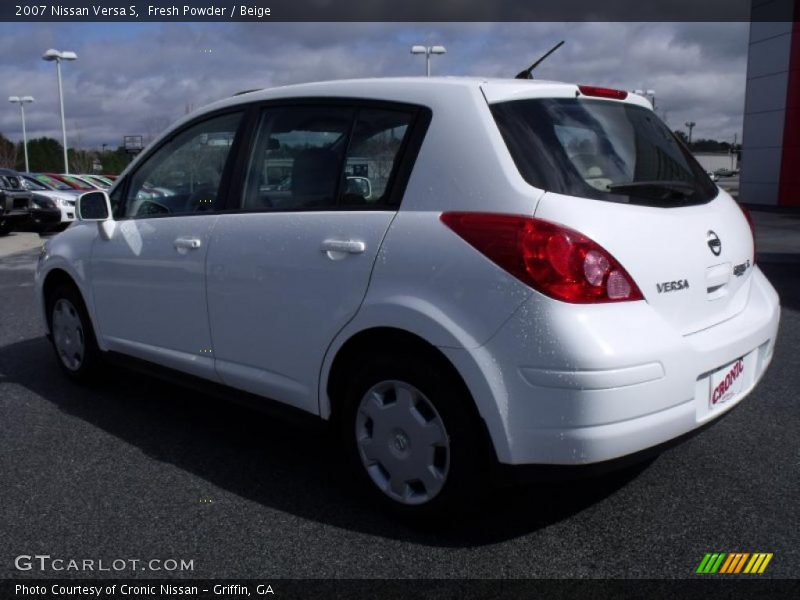 Fresh Powder / Beige 2007 Nissan Versa S