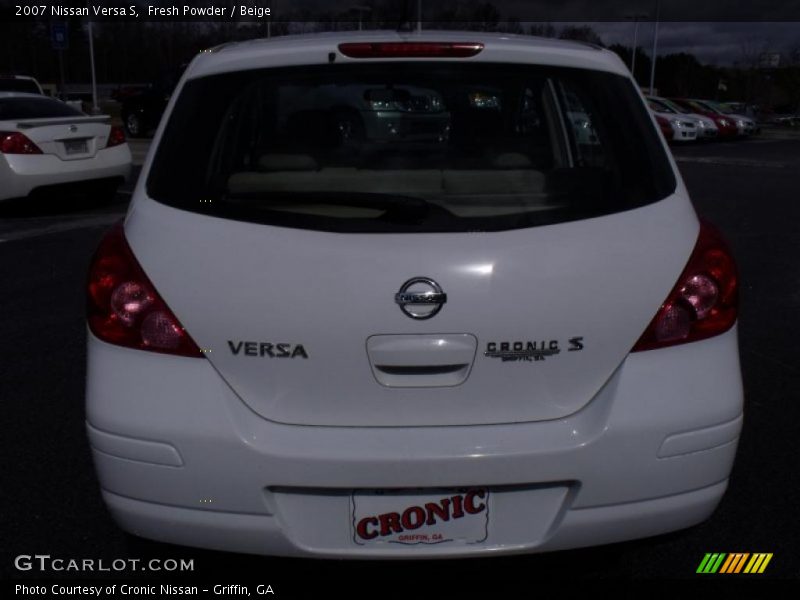 Fresh Powder / Beige 2007 Nissan Versa S