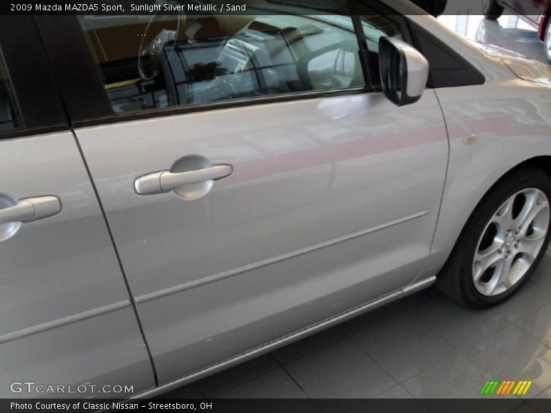 Sunlight Silver Metallic / Sand 2009 Mazda MAZDA5 Sport