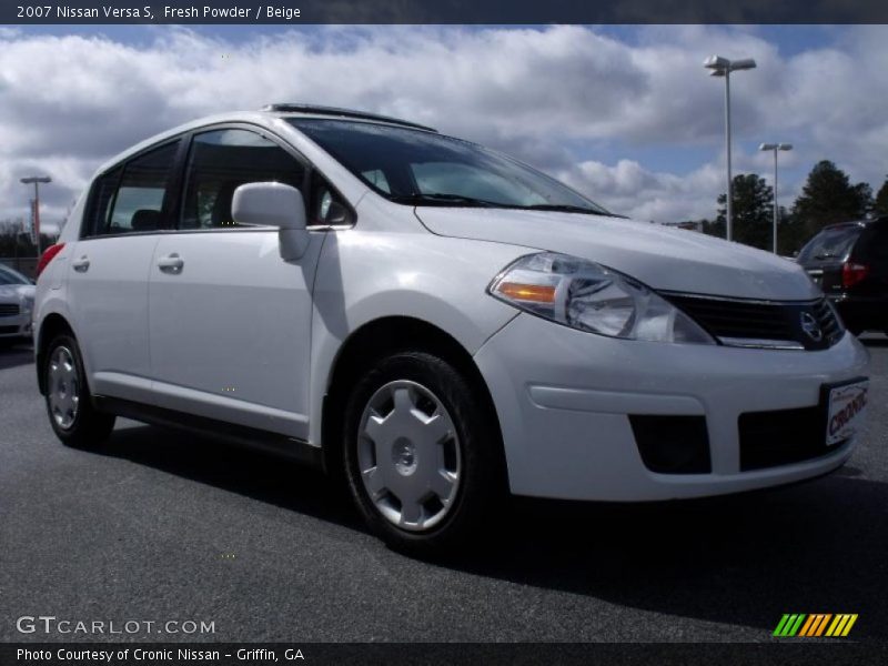 Fresh Powder / Beige 2007 Nissan Versa S