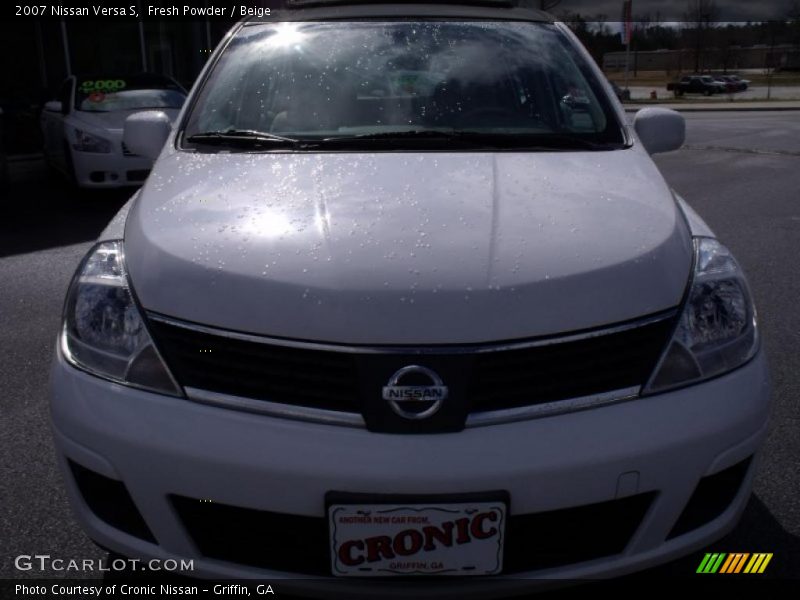 Fresh Powder / Beige 2007 Nissan Versa S