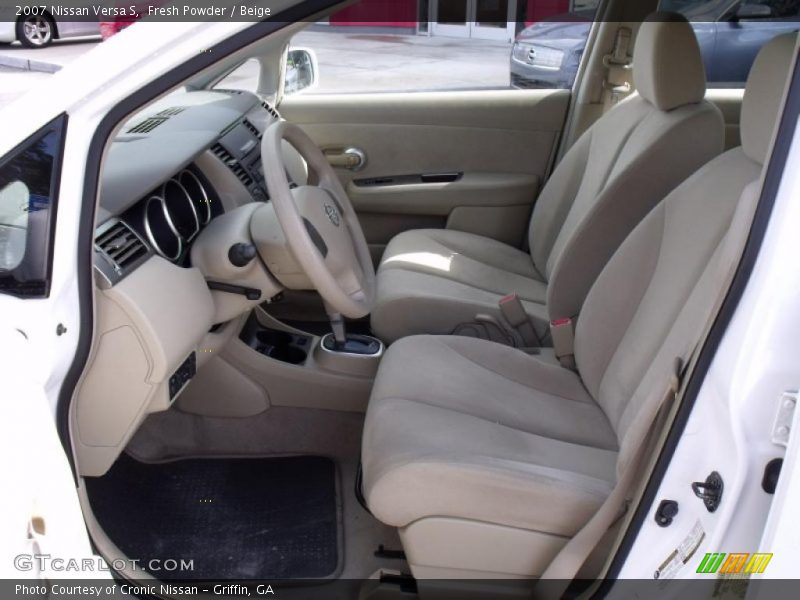 Fresh Powder / Beige 2007 Nissan Versa S