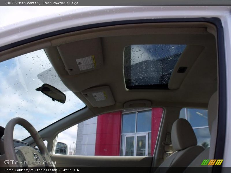 Fresh Powder / Beige 2007 Nissan Versa S