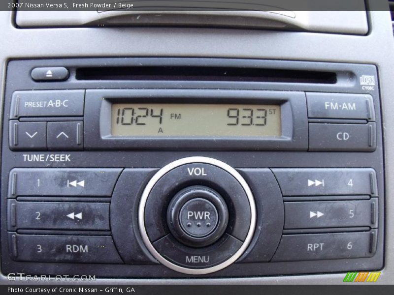 Fresh Powder / Beige 2007 Nissan Versa S