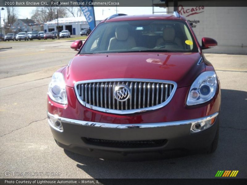 Red Jewel Tintcoat / Cashmere/Cocoa 2010 Buick Enclave CXL