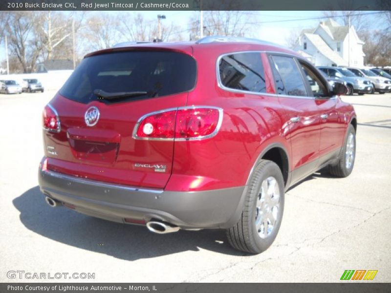 Red Jewel Tintcoat / Cashmere/Cocoa 2010 Buick Enclave CXL