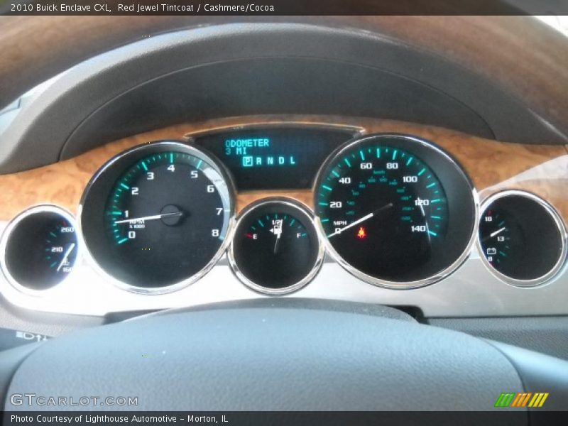 Red Jewel Tintcoat / Cashmere/Cocoa 2010 Buick Enclave CXL
