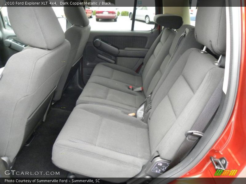 Dark Copper Metallic / Black 2010 Ford Explorer XLT 4x4