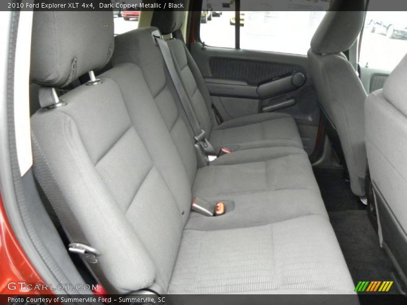 Dark Copper Metallic / Black 2010 Ford Explorer XLT 4x4