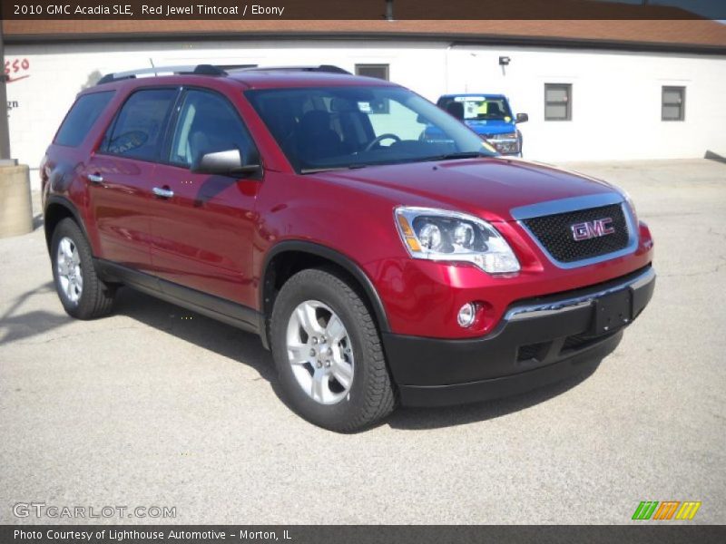 Red Jewel Tintcoat / Ebony 2010 GMC Acadia SLE