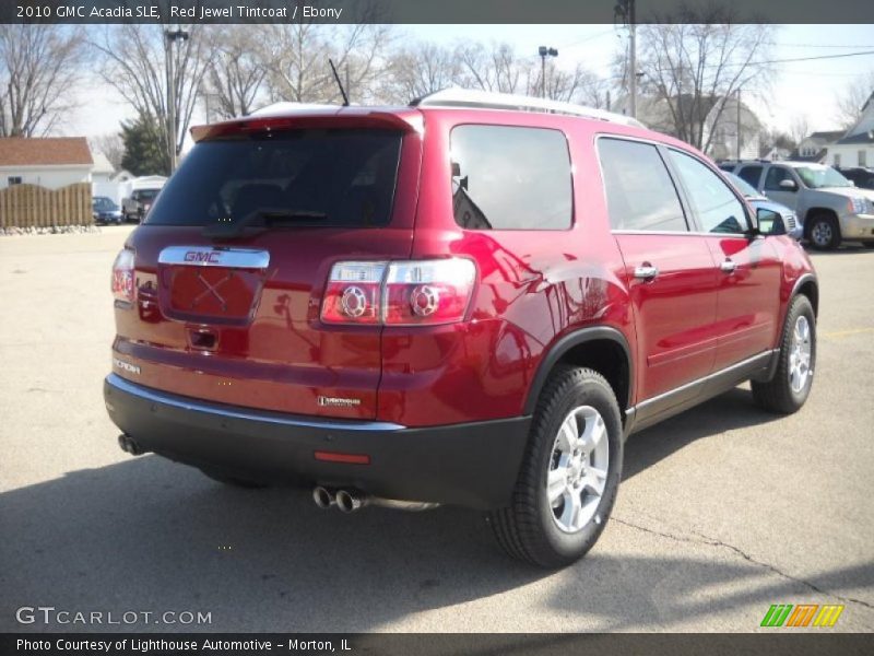 Red Jewel Tintcoat / Ebony 2010 GMC Acadia SLE