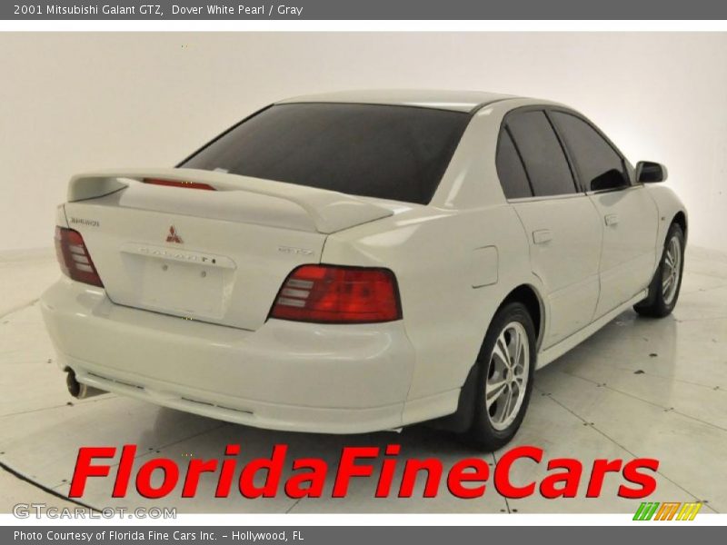 Dover White Pearl / Gray 2001 Mitsubishi Galant GTZ
