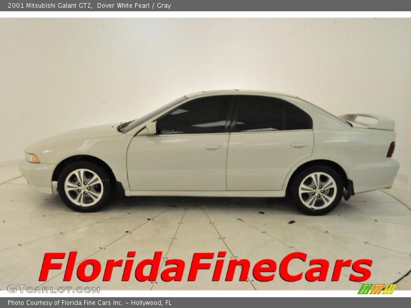 Dover White Pearl / Gray 2001 Mitsubishi Galant GTZ