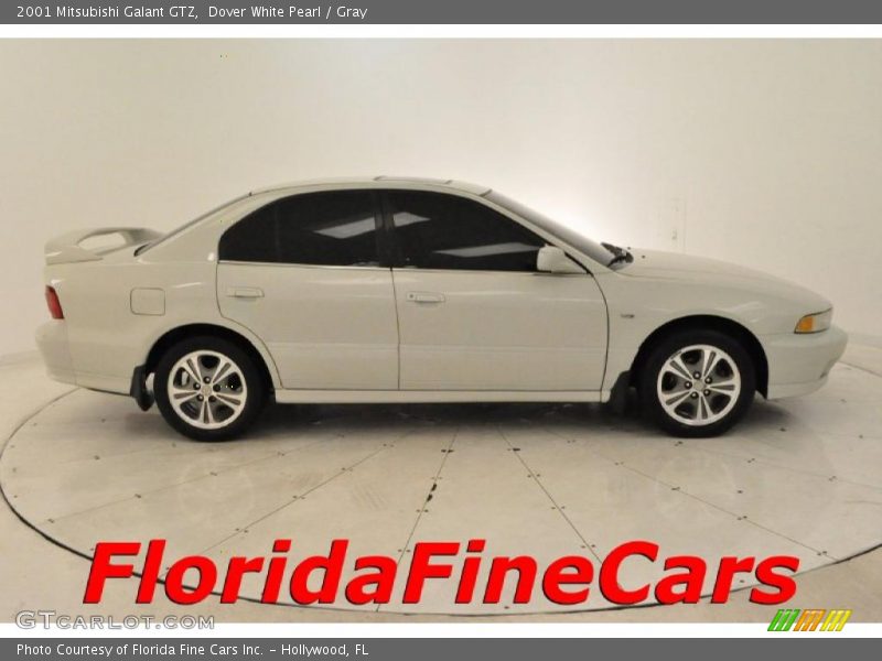 Dover White Pearl / Gray 2001 Mitsubishi Galant GTZ