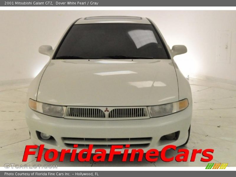 Dover White Pearl / Gray 2001 Mitsubishi Galant GTZ