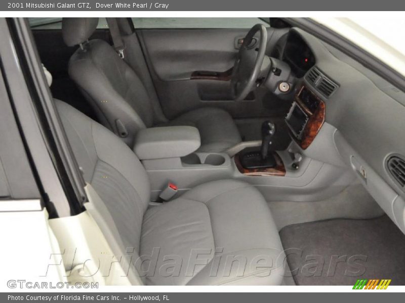 Dover White Pearl / Gray 2001 Mitsubishi Galant GTZ
