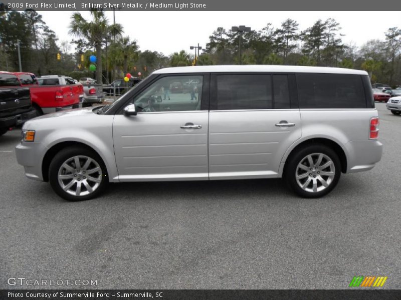 Brilliant Silver Metallic / Medium Light Stone 2009 Ford Flex Limited