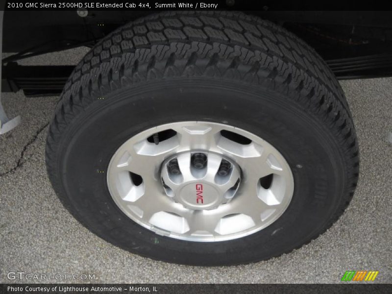 Summit White / Ebony 2010 GMC Sierra 2500HD SLE Extended Cab 4x4