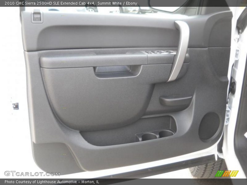 Summit White / Ebony 2010 GMC Sierra 2500HD SLE Extended Cab 4x4
