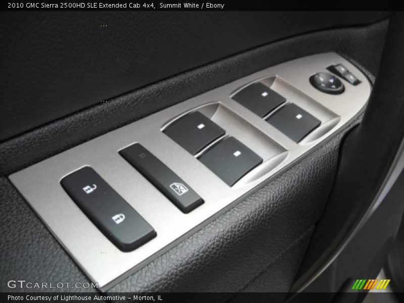 Summit White / Ebony 2010 GMC Sierra 2500HD SLE Extended Cab 4x4