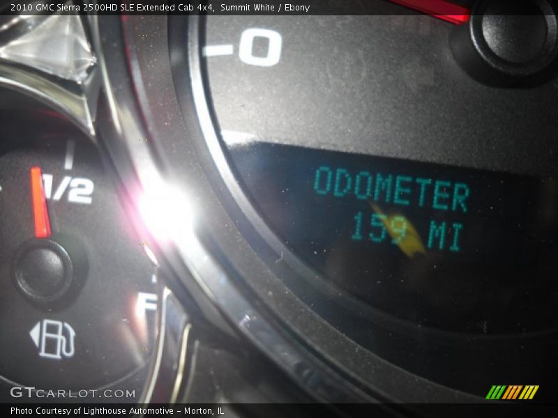 Summit White / Ebony 2010 GMC Sierra 2500HD SLE Extended Cab 4x4