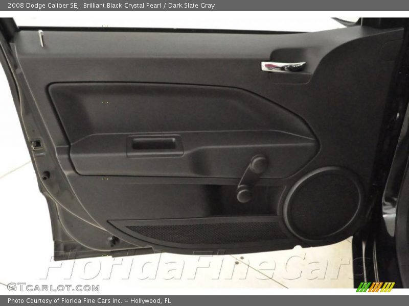 Brilliant Black Crystal Pearl / Dark Slate Gray 2008 Dodge Caliber SE