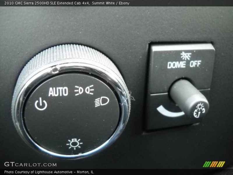 Summit White / Ebony 2010 GMC Sierra 2500HD SLE Extended Cab 4x4