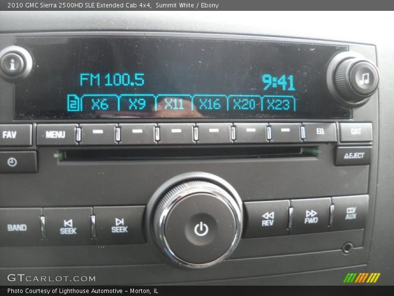 Summit White / Ebony 2010 GMC Sierra 2500HD SLE Extended Cab 4x4