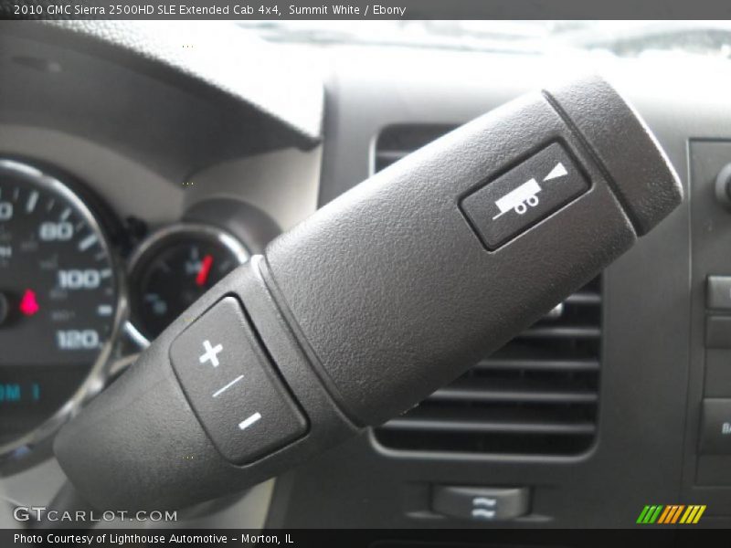 Summit White / Ebony 2010 GMC Sierra 2500HD SLE Extended Cab 4x4