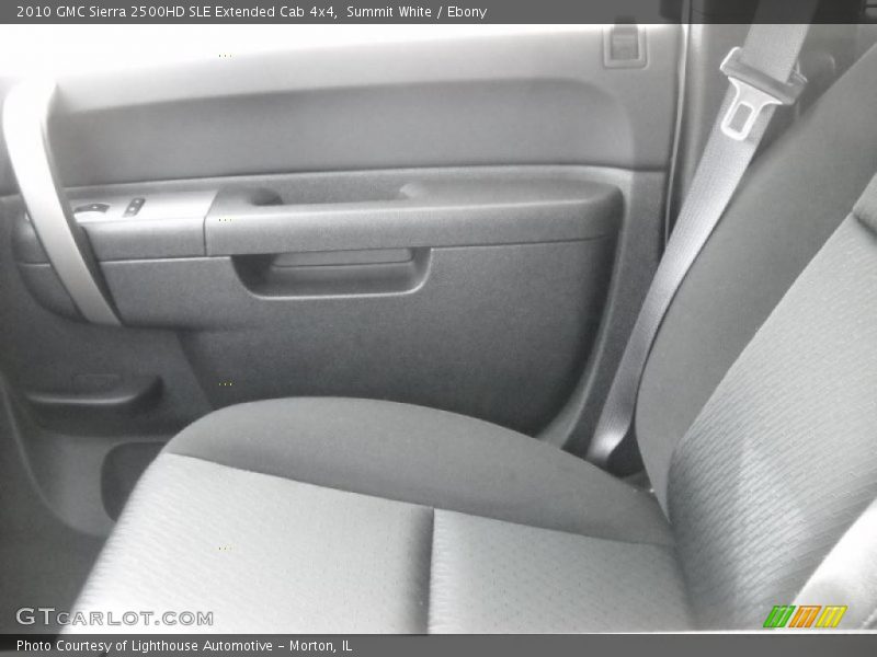 Summit White / Ebony 2010 GMC Sierra 2500HD SLE Extended Cab 4x4