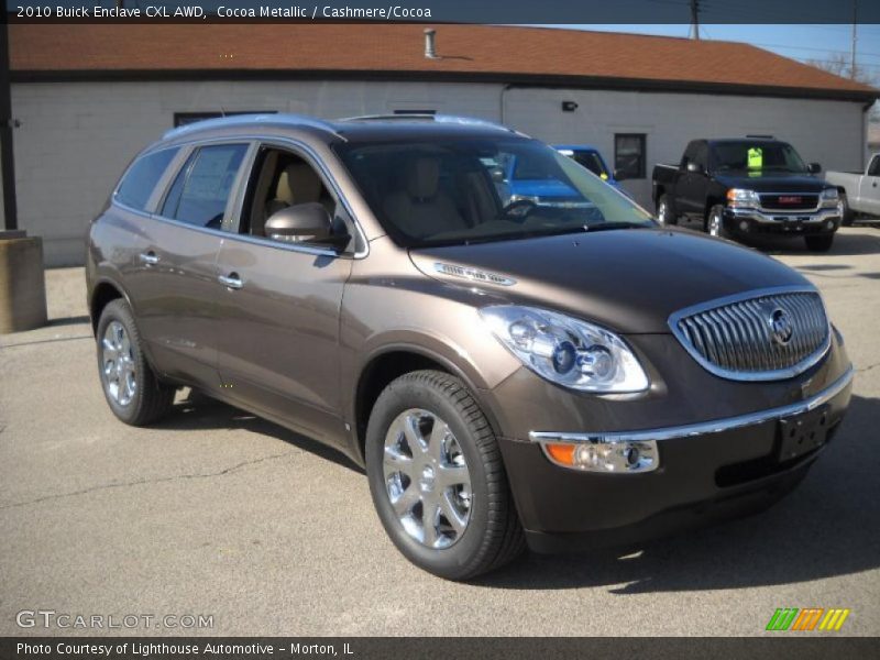 Cocoa Metallic / Cashmere/Cocoa 2010 Buick Enclave CXL AWD