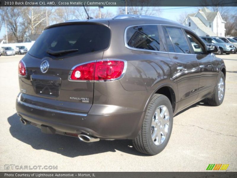 Cocoa Metallic / Cashmere/Cocoa 2010 Buick Enclave CXL AWD