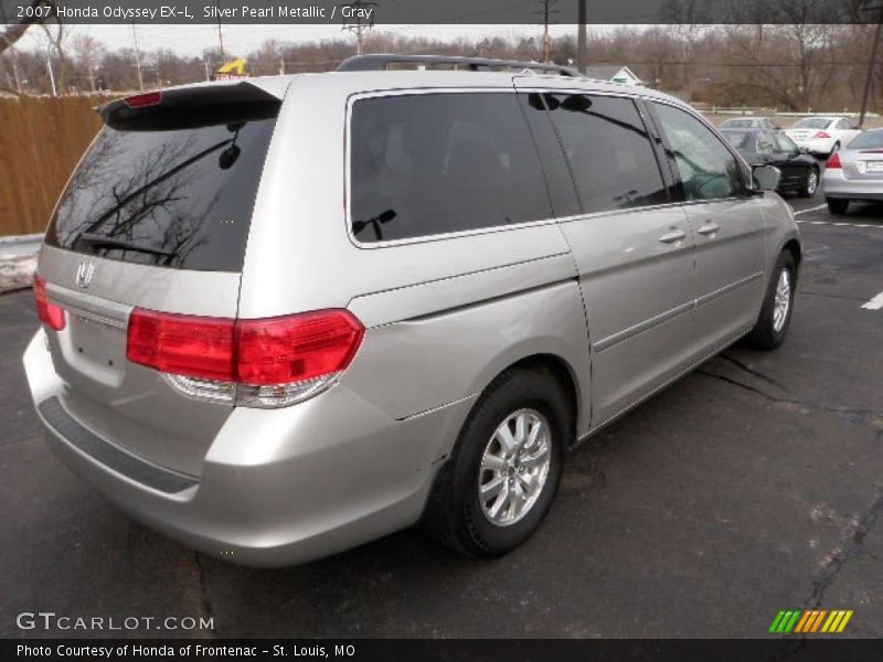 Silver Pearl Metallic / Gray 2007 Honda Odyssey EX-L