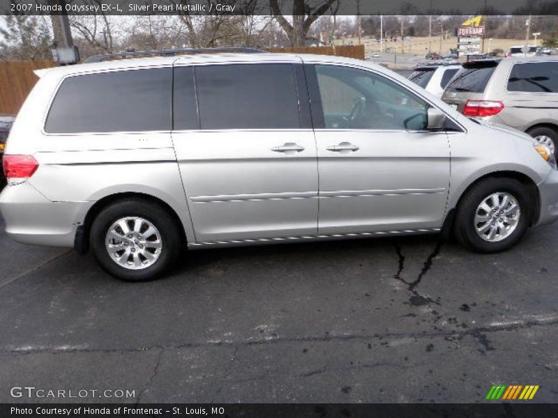 Silver Pearl Metallic / Gray 2007 Honda Odyssey EX-L