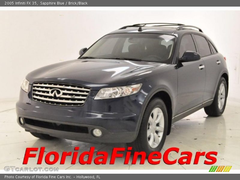 Sapphire Blue / Brick/Black 2005 Infiniti FX 35