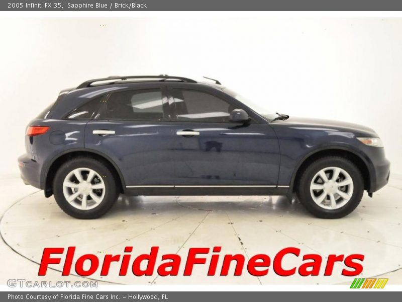 Sapphire Blue / Brick/Black 2005 Infiniti FX 35