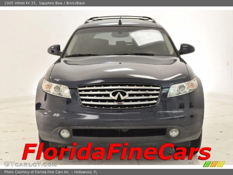Sapphire Blue / Brick/Black 2005 Infiniti FX 35
