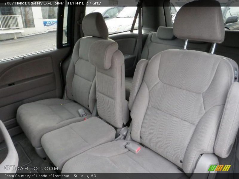 Silver Pearl Metallic / Gray 2007 Honda Odyssey EX-L