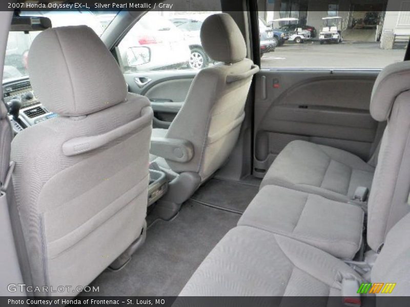 Silver Pearl Metallic / Gray 2007 Honda Odyssey EX-L