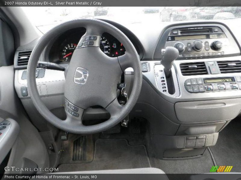 Silver Pearl Metallic / Gray 2007 Honda Odyssey EX-L