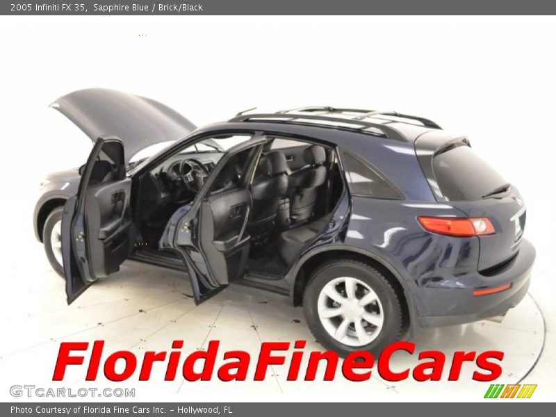 Sapphire Blue / Brick/Black 2005 Infiniti FX 35