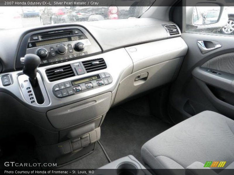 Silver Pearl Metallic / Gray 2007 Honda Odyssey EX-L