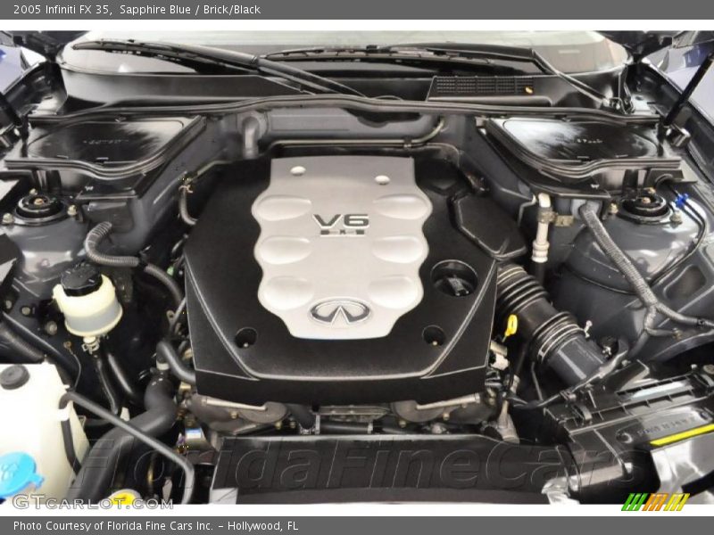 Sapphire Blue / Brick/Black 2005 Infiniti FX 35