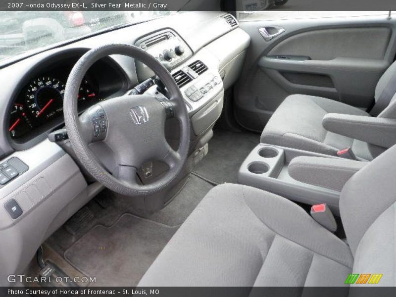 Silver Pearl Metallic / Gray 2007 Honda Odyssey EX-L
