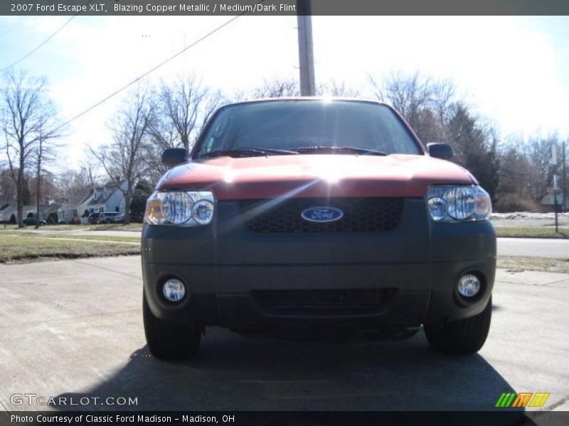 Blazing Copper Metallic / Medium/Dark Flint 2007 Ford Escape XLT