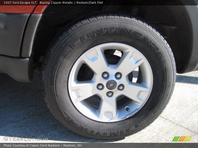 Blazing Copper Metallic / Medium/Dark Flint 2007 Ford Escape XLT