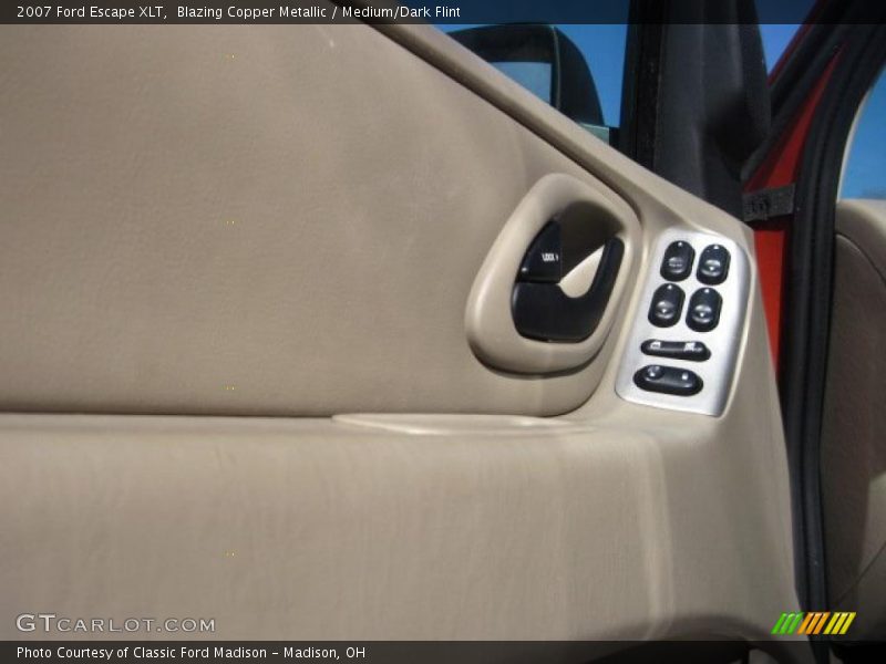 Blazing Copper Metallic / Medium/Dark Flint 2007 Ford Escape XLT