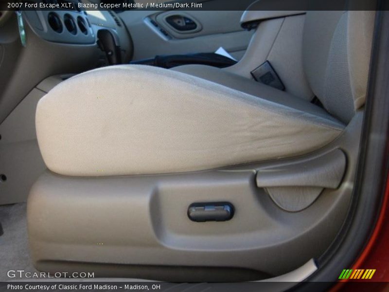 Blazing Copper Metallic / Medium/Dark Flint 2007 Ford Escape XLT