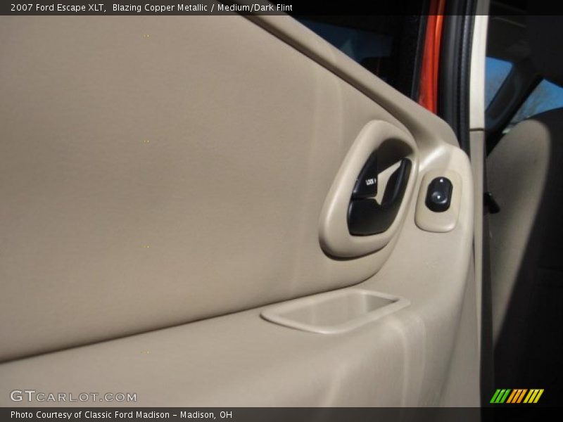 Blazing Copper Metallic / Medium/Dark Flint 2007 Ford Escape XLT
